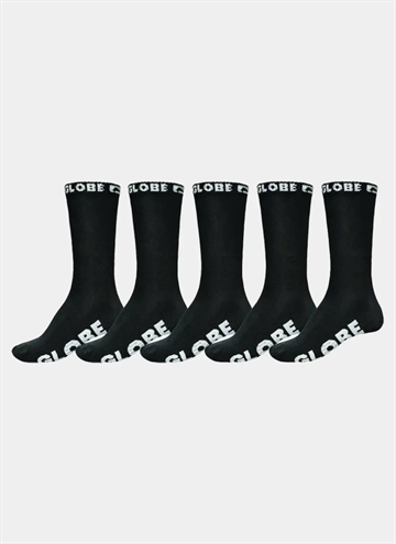 Globe Blackout 5 Pack Strumpor